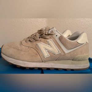 New Balance 574 Sneakers Beige Colors Women’s Size 9